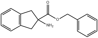 1H-Indene-2-carboxylic acid, 2-aMino-2,3-dihydro-, phenylMethyl ester