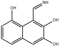 1,6,7-Naphthalenetriol, 8-(iminomethyl)- (9CI)