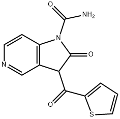 1H-Pyrrolo[3,2-c]pyridine-1-carboxamide,  2,3-dihydro-2-oxo-3-(2-thienylcarbonyl)-