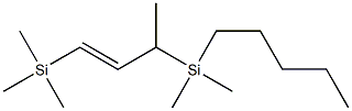 1-Trimethylsilyl-3-(dimethyl-n-pentylsilyl)but-1-ene