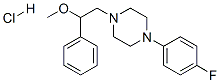 1-(4-fluorophenyl)-4-(2-methoxy-2-phenyl-ethyl)piperazine hydrochloride