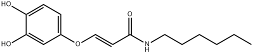 (E)-3-(3,4-Dihydroxyphenoxy)-N-hexylpropenamide