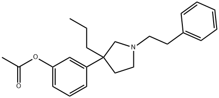 Acetic acid 3-(1-phenethyl-3-propyl-3-pyrrolidinyl)phenyl ester