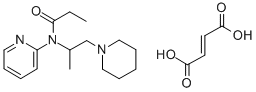 N-(1-methyl-2-piperidinoethyl)-N-(2-pyridyl)propionamide fumarate