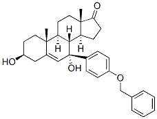 Androst-5-en-17-one, 3,7-dihydroxy-7-[4-(phenylmethoxy)phenyl]-, (3beta,7beta)-