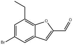 5-Bromo-7-ethyl-2-formyl-benzofuran