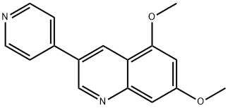 5,7-二甲氧基-3-(4-吡啶基)喹啉盐酸盐