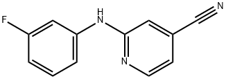 2-[(3-fluorophenyl)amino]isonicotinonitrile