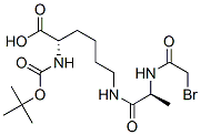 Nalpha-(tert-butoxycarbonyl)-Nepsilon-(N-(bromoacetyl)alanyl)lysine