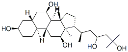 (3R,5R,7R,8R,9S,10S,12S,13R,14S,17R)-17-[(2R)-4,6-dihydroxy-6-methylheptan-2-yl]-10,13-dimethyl-2,3,4,5,6,7,8,9,11,12,14,15,16,17-tetradecahydro-1H-cyclopenta[a]phenanthrene-3,7,12-triol