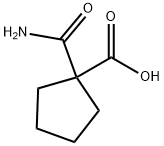 Cyclopentanecarboxylic acid, 1-(aminocarbonyl)- (9CI)