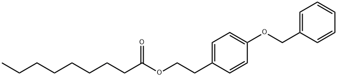 4-Benzyloxyphenylethyl octanoate