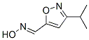 5-Isoxazolecarboxaldehyde,3-(1-methylethyl)-,oxime(9CI)
