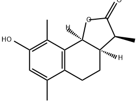 (3S)-3aα,4,5,9bα-Tetrahydro-8-hydroxy-3,6,9-trimethylnaphtho[1,2-b]furan-2(3H)-one
