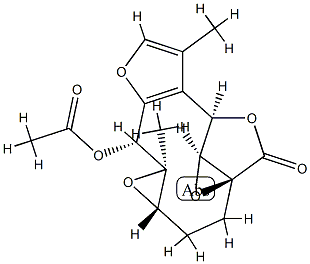 (1aR,2R,6R,6aS,7aS,9aS)-2-(Acetyloxy)-1a,6,6a,8,9,9a-hexahydro-1a,5-dimethyl-2H-6,7a-(epoxymethano)bisoxireno[4,5:8,9]cyclodeca[1,2-b]furan-10-one