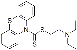 10H-Phenothiazine-10-carbodithioic acid 2-(diethylamino)ethyl ester