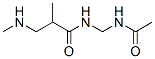 Propanamide,  N-[(acetylamino)methyl]-2-methyl-3-(methylamino)-