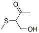 2-Butanone, 4-hydroxy-3-(methylthio)- (9CI)