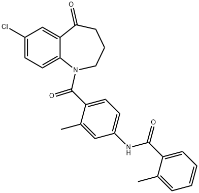 N-[4-[(7-氯-2,3,4,5-四氢-5-氧代-1H-1-苯并氮杂卓-1-基)羰基]-3-甲基苯基]-2-甲基苯甲酰胺