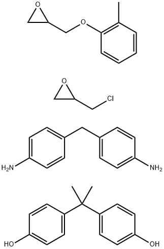 Phenol, 4,4-(1-methylethylidene)bis-, polymer with (chloromethyl)oxirane, 4,4-methylenebisbenzenamine and (2-methylphenoxy)methyloxirane