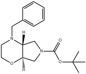 (4AS,7AS)-叔-丁基 4-苯甲基六氢吡咯并[3,4-B][1,4]噁嗪-6(2H)-甲酸基酯