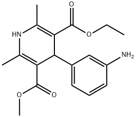 2,6-二甲基-4-(3-氨基苯基)-5-(甲氧羰基)-1,4-二氢吡啶-3-甲酸乙酯