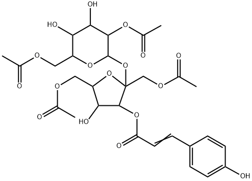 1,6,2',6'-O-Tetraacetyl-
3-O-trans-p-coumaroylsucrose