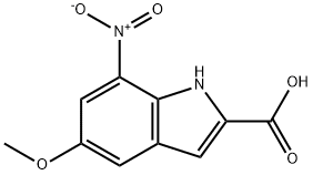 5-甲氧基-7-硝基-2-吲哚羧酸