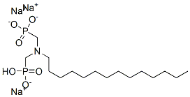 trisodium hydrogen [(tetradecylimino)bis(methylene)]diphosphonate