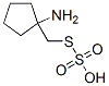 Thiosulfuric acid hydrogen S-[(1-aminocyclopentyl)methyl] ester