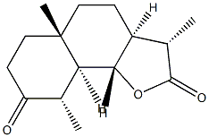 (3S)-3,3aβ,4,5,5a,6,7,9,9aβ,9bα-Decahydro-3β,5aα,9β-trimethylnaphtho[1,2-b]furan-2,8-dione