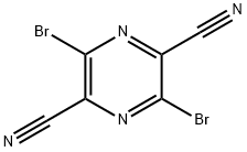 2,5-Pyrazinedicarbonitrile, 3,6-dibromo-