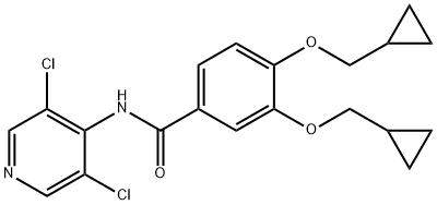 N-(3,5-二氯吡啶-4-基)-3,4-双环丙基甲氧基苯甲酰胺