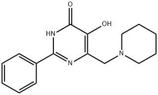 2-Phenyl-6-(piperidinomethyl)-4,5-pyrimidinediol