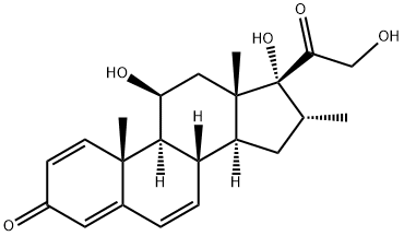 11BETA,17,21-三羟基-16ALPHA-甲基孕甾-1,4,6-三烯-3,20-二酮