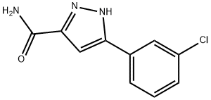 3-(4-氯苯基)-1H-吡唑-5-甲酰胺