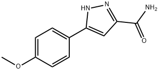 3-(4-甲氧基苯基)-1H-吡唑-5-甲酰胺