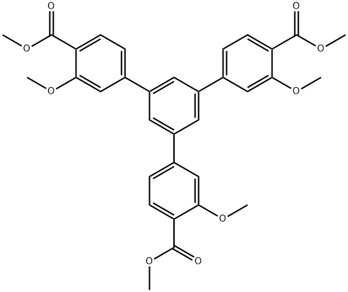 dimethyl 3,3''-dimethoxy-5'-(3-methoxy-4-(methoxycarbonyl)phenyl)-[1,1':3',1''-terphenyl]-4,4''-dicarboxylate