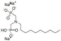 trisodium hydrogen [(decylimino)bis(methylene)]bisphosphonate