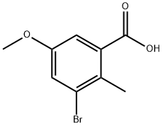 Benzoic acid, 3-broMo-5-Methoxy-2-Methyl-
