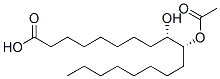 (R*,S*)-10-acetoxy-9-hydroxyoctadecanoic acid