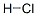 hydrogen chloride