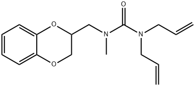 1,1-Diallyl-3-[(1,4-benzodioxan-2-yl)methyl]-3-methylurea