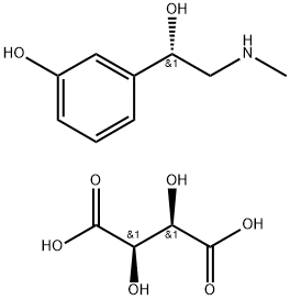 (S)-(beta-,3-dihydroxyphenethyl)methylammonium hydrogen [R-(R*,R*)]-tartrate