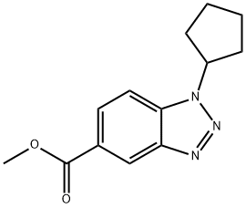 Methyl 1-cyclopentyl-1,2,3-benzotriazole-5-carboxylate