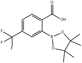 2-(Tetramethyl-1,3,2-dioxaborolan-2-yl)-4-(trifluoromethyl)benzoic acid