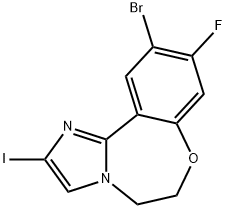 10-BROMO-9-FLUORO-2-IODO-5,6-DIHYDROBENZO[F]IMIDAZO[1,2-D][1,4]OXAZEPINE