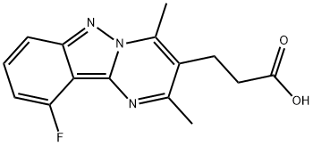 3-(10-氟-2,4-二甲基嘧啶并[1,2-B]吲唑-3-基)丙酸