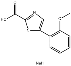 5-(2-甲氧基苯基)噻唑-2-羧酸钠