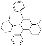 Decahydro-1-methyl-6-(1-methylpiperidin-2-yl)-5,7-diphenylquinoline